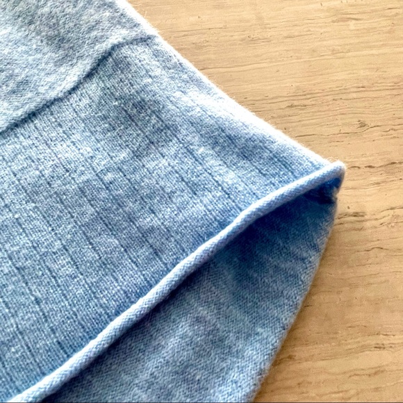 Anthropologie Lucia Cashmere Sweater Tee - Blue - Picture 11 of 12